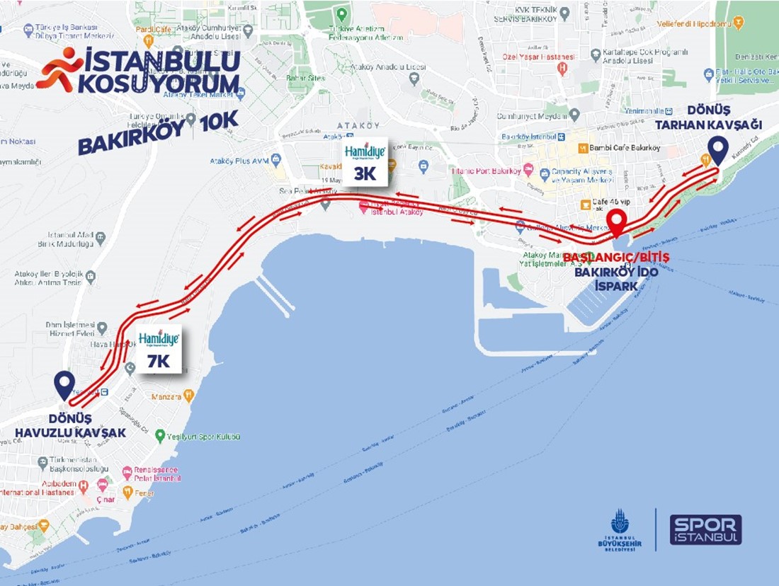 ‘İSTANBUL’U KOŞUYORUM’ BAKIRKÖY ETABINDA 400 İSTANBULLU YARIŞACAK
