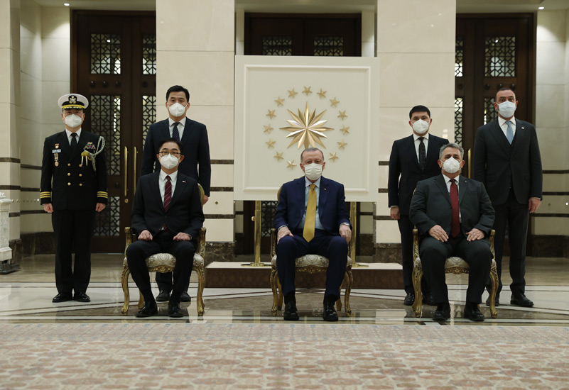 Kore Cumhuriyeti büyükelçisinden güven mektubu