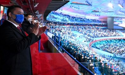 Президент Садыр Жапаров посетил церемонию открытия Зимних Олимпийских игр в г. Пекин