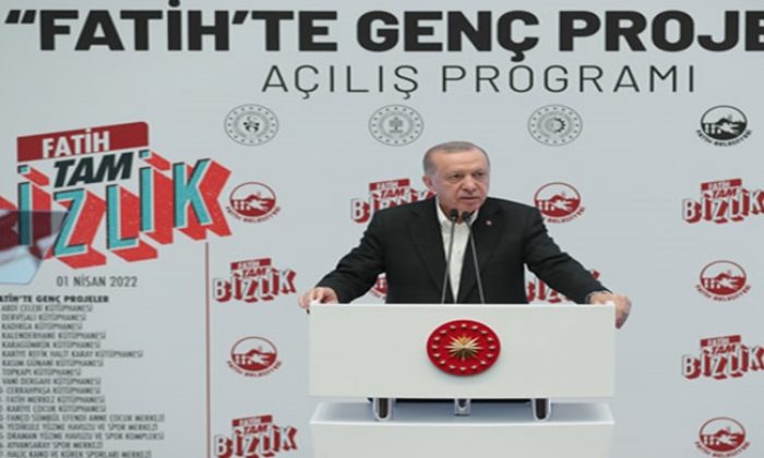 Cumhurbaşkanı Erdoğan, “Fatih’te Genç Projeler” programının açılış törenine katıldı