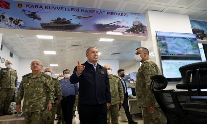 Millî Savunma Bakanı Hulusi Akar: “Şu An İtibarıyla Planlanan Hedeflerin Tamamı Ele Geçirilmiş Durumdadır.”