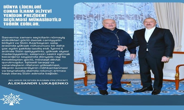 Belarus Respublikasının Prezidenti Aleksandr Lukaşenkodan