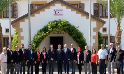 Cumhurbaşkanı Ersin Tatar, Türkiye Harp Malulü Gaziler Şehit Dul ve Yetimler Derneği heyetini kabul etti
