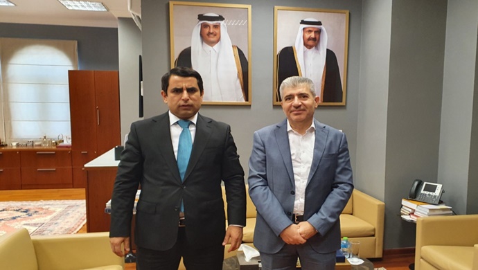 Katar’daki Hamad Bin Khalifa Üniversitesi Rektörü ile görüşme