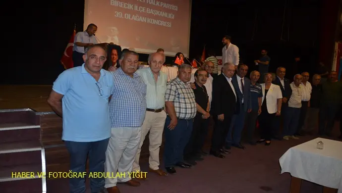 CHP BİRECİK İLÇE BAŞKANI HASAN KURT GÜVEN TAZELEDİ